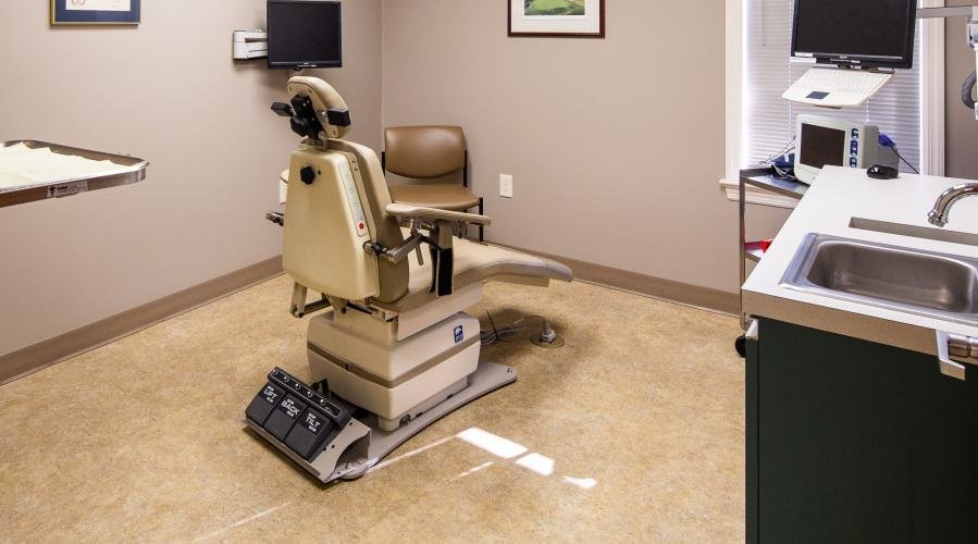 New office flooring at The Conestoga Oral and Maxillofacial Surgery