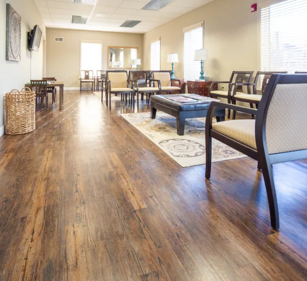 New office flooring at The Conestoga Oral and Maxillofacial Surgery in Lititz and Lancaster