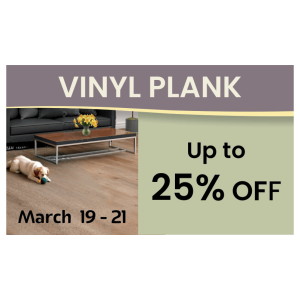 Vinyl plank on sale at Flor Haus
