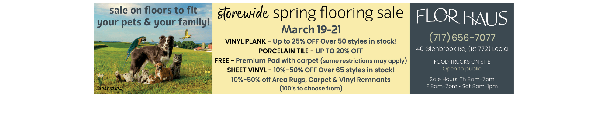 Storewide Spring Flooring Sale