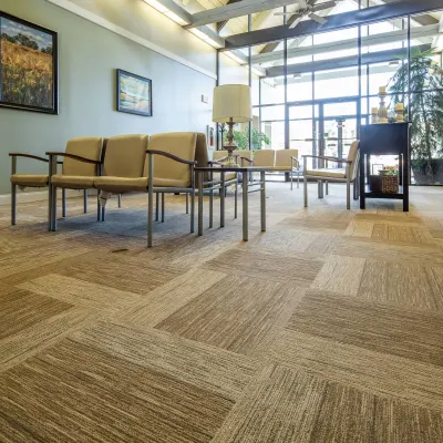 New office flooring at The Conestoga Oral and Maxillofacial Surgery in Lititz and Lancaster