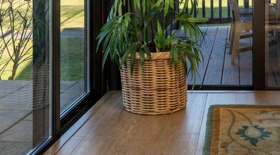 Main living area renovation with luxury vinyl flooring in Lancaster, PA