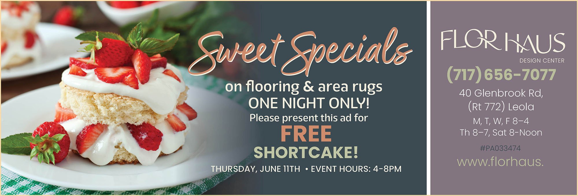 Florhaus sweet specials