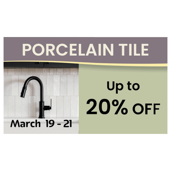 Porcelain tile on sale at Flor Haus